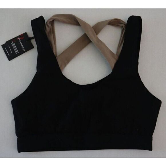 n:philanthropy Women's Sz XS Black Revolve Tille Unpadded Sports Bra - Picture 2 of 5